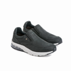 Zapatilla urbana de cuero marrón Ringo Atlas 02 vista tres cuartos engrasado negro